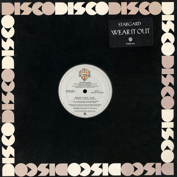 Stargard : Wear It Out (12", Single, Promo)