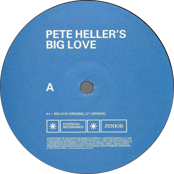 Pete Heller's Big Love ~ Big Love (Vinyl) - Djungel & Jazz