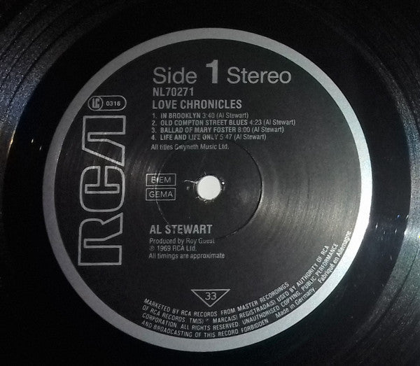 Al Stewart ~ Love Chronicles (Vinyl) - Djungel & Jazz