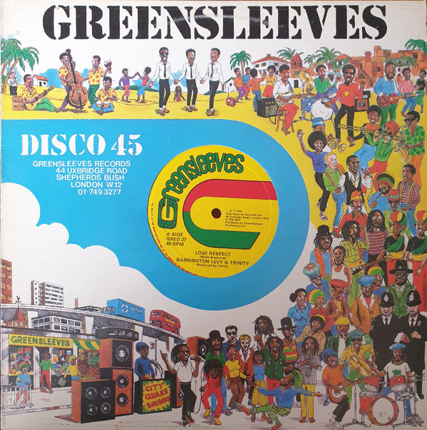 Barrington Levy & Trinity  ~ Lose Respect / Since You're Gone (Vinyl) - Djungel & Jazz
