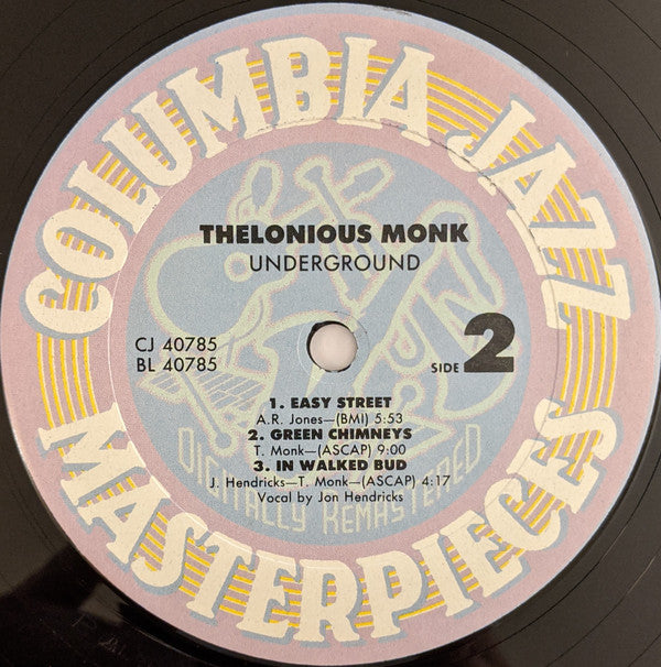 Thelonious Monk ~ Underground (Vinyl) - Djungel & Jazz