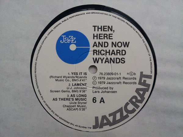 Richard Wyands, Lisle Atkinson, David Lee  ~ Then, Here And Now (Vinyl) - Djungel & Jazz