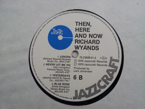 Richard Wyands, Lisle Atkinson, David Lee  ~ Then, Here And Now (Vinyl) - Djungel & Jazz