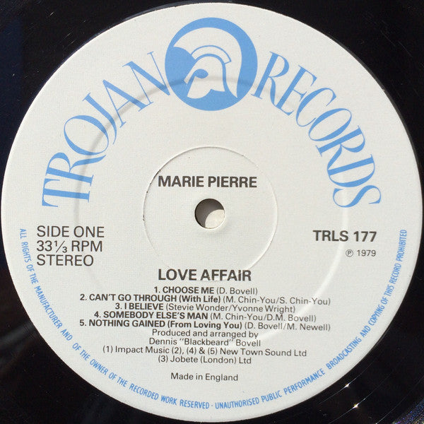 Marie Pierre : Love Affair (LP)