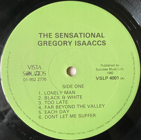 Gregory Isaacs : The Sensational Gregory Isaacs (LP, Comp)