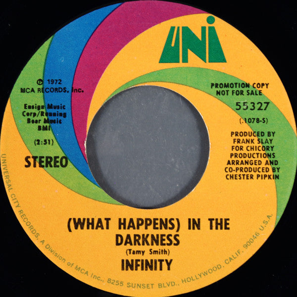 Infinity  ~ (What Happens) In The Darkness / Do Your Thing Like Jesus (Vinyl) - Djungel & Jazz