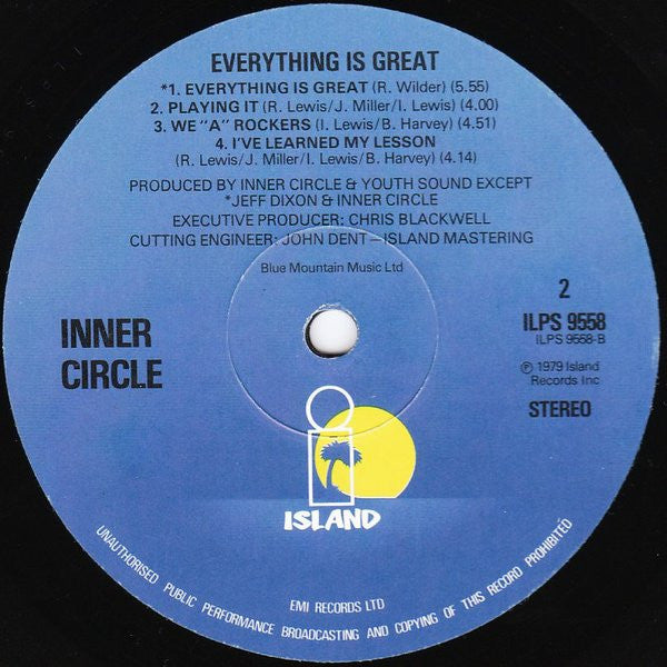 Inner Circle ~ Everything Is Great (Vinyl) - Djungel & Jazz