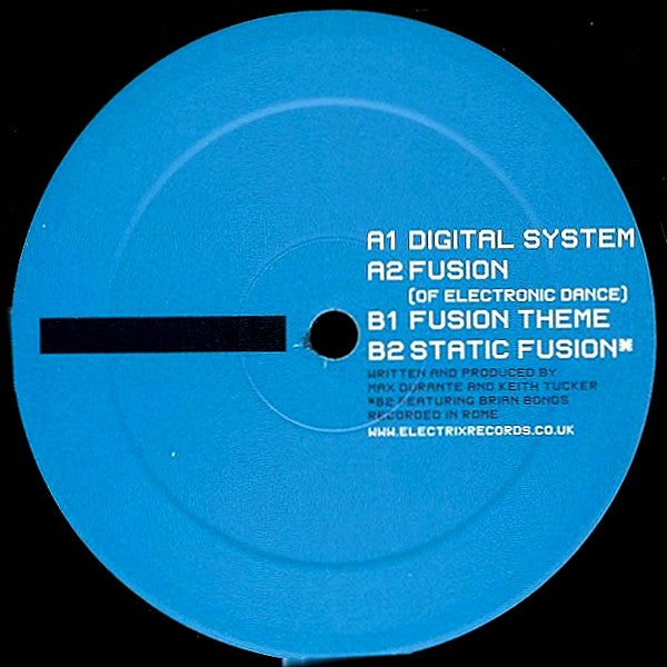 Max Durante & Keith Tucker ~ Fuzion, From Detroit To Rome (Vinyl) - Djungel & Jazz