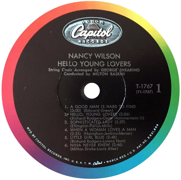 Nancy Wilson ~ Hello Young Lovers (Vinyl) - Djungel & Jazz