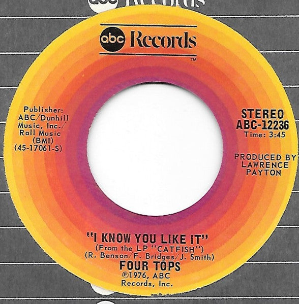 Four Tops ~ Feel Free / I Know You Like It (Vinyl) - Djungel & Jazz