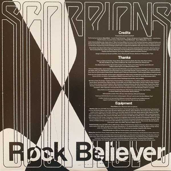 Scorpions ~ Rock Believer (Vinyl) - Djungel & Jazz