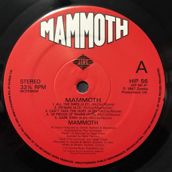 Mammoth (2) : Mammoth (LP, Album)