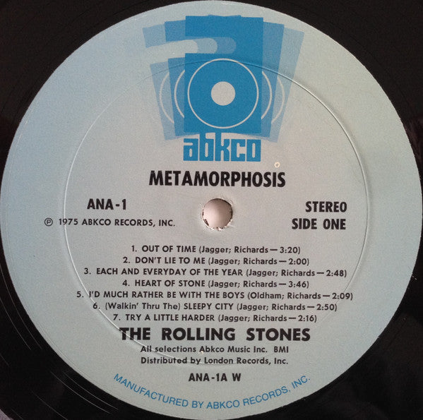 The Rolling Stones ~ Metamorphosis (Vinyl) - Djungel & Jazz