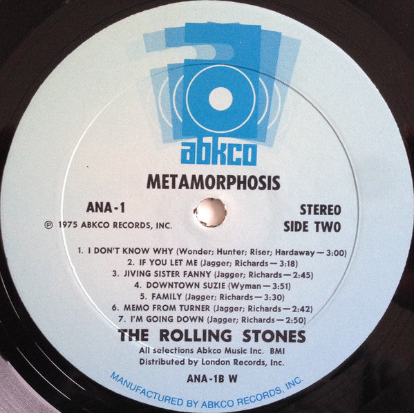 The Rolling Stones ~ Metamorphosis (Vinyl) - Djungel & Jazz