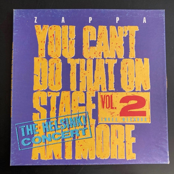 Frank Zappa : You Can't Do That On Stage Anymore Vol. 2 (The Helsinki Concert) (3xLP, Album + Box)