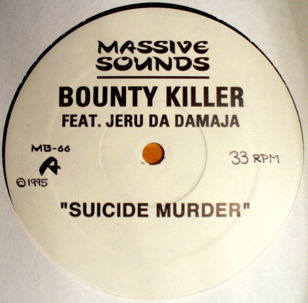 Bounty Killer : Suicide Murder (12", Pro)