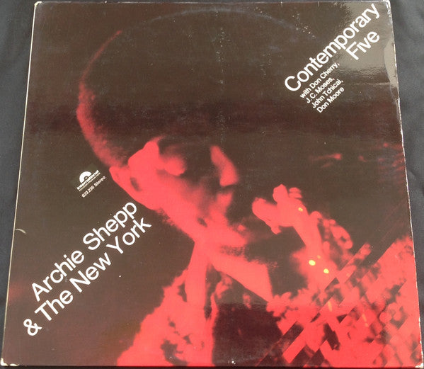 Archie Shepp & The New York Contemporary Five ~ Archie Shepp & The New York Contemporary Five (Vinyl) - Djungel & Jazz