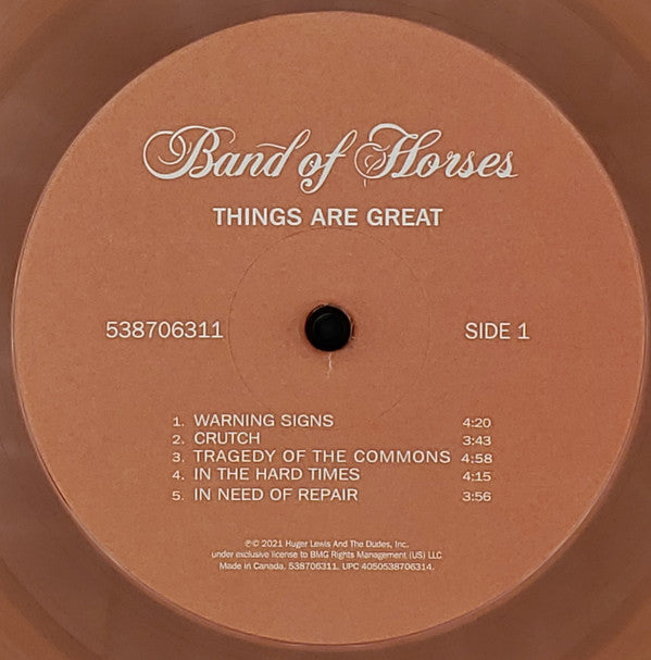 Band Of Horses ~ Things Are Great (Vinyl) - Djungel & Jazz