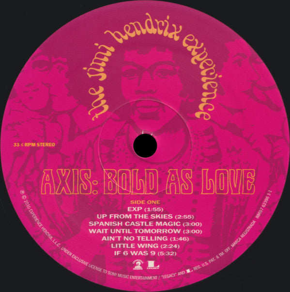 The Jimi Hendrix Experience ~ Axis: Bold As Love (Vinyl) - Djungel & Jazz