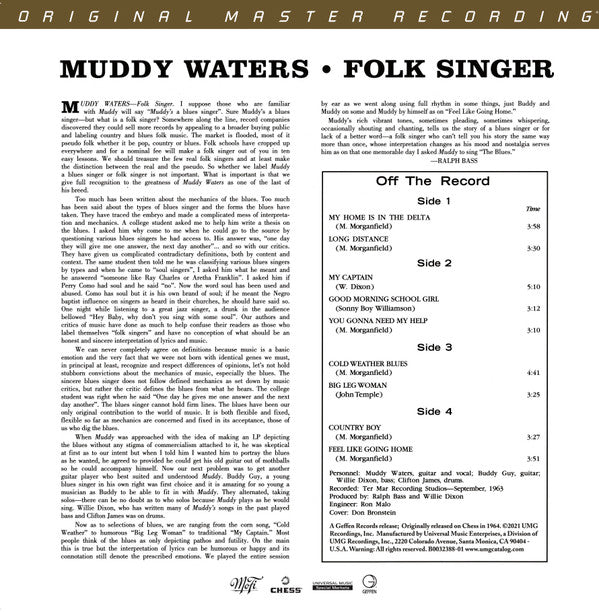 Muddy Waters ~ Folk Singer (Vinyl) - Djungel & Jazz