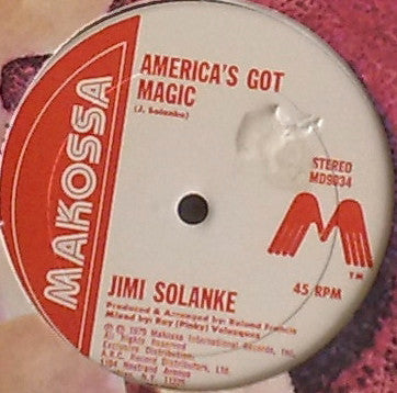 Jimi Solanke : America's Got Magic (12")