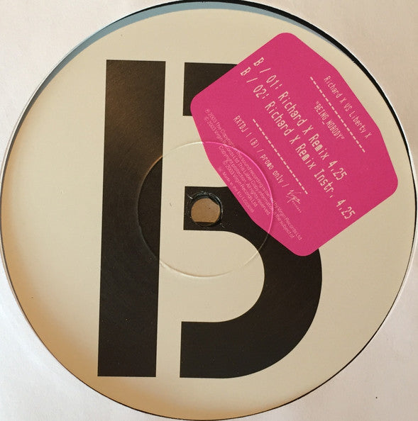 Richard X Vs Liberty X ~ Being_Nobody (Vinyl) - Djungel & Jazz