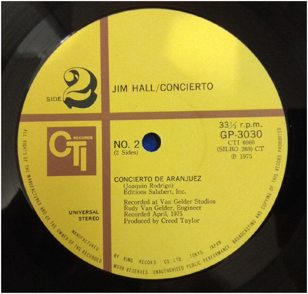 Jim Hall ~ Concierto (Vinyl) - Djungel & Jazz