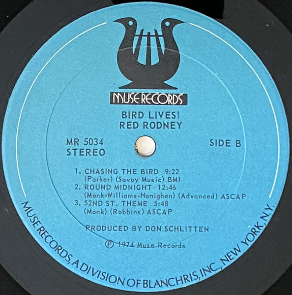 Red Rodney ~ Bird Lives! (Vinyl) - Djungel & Jazz