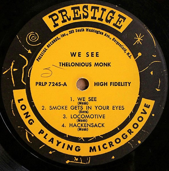 Thelonious Monk : We See (LP, Comp, Mono, RE)