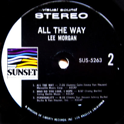 Lee Morgan ~ All The Way (Vinyl) - Djungel & Jazz