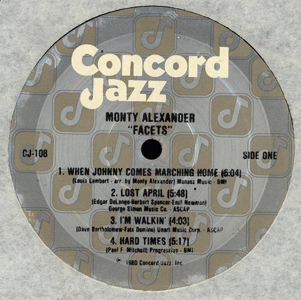 Monty Alexander With Ray Brown And Jeff Hamilton ~ Facets (Vinyl) - Djungel & Jazz