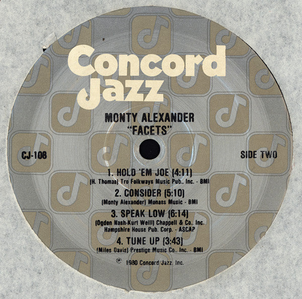Monty Alexander With Ray Brown And Jeff Hamilton ~ Facets (Vinyl) - Djungel & Jazz