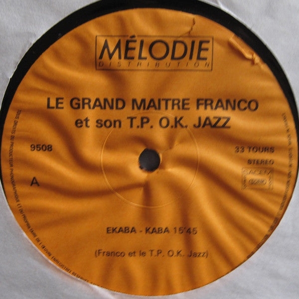 Franco & Son Orchestre T.P.O.K. Jazz ~ Ekaba-Kaba (Yo Moko Okabeli Ngai Ye Oh) (Vinyl) - Djungel & Jazz
