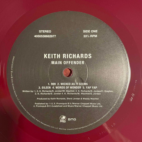 Keith Richards ~ Main Offender (Vinyl) - Djungel & Jazz