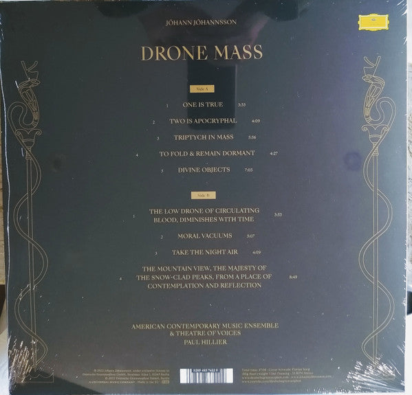 Jóhann Jóhannsson, ACME* & Theatre Of Voices, Paul Hillier : Drone Mass (LP, 180)