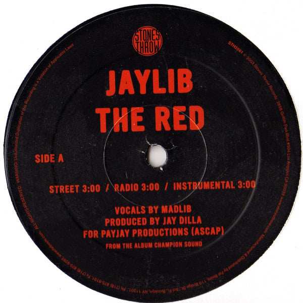 Jaylib ~ The Red / The Official (Vinyl) - Djungel & Jazz