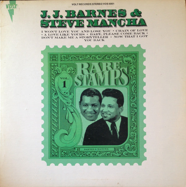 J. J. Barnes & Steve Mancha ~ Rare Stamps Vol 1 (Vinyl) - Djungel & Jazz