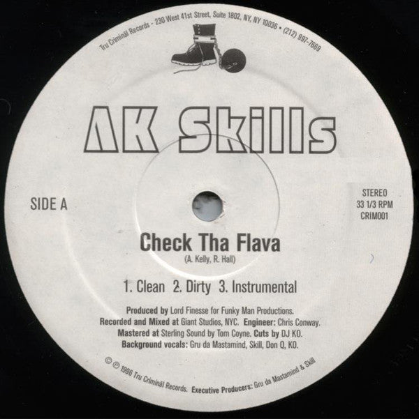 AK Skills ~ Check Tha Flava (Vinyl) - Djungel & Jazz