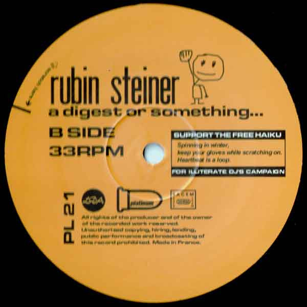 Rubin Steiner ~ Boulez Digest # 216 November 2000 (Vinyl) - Djungel & Jazz