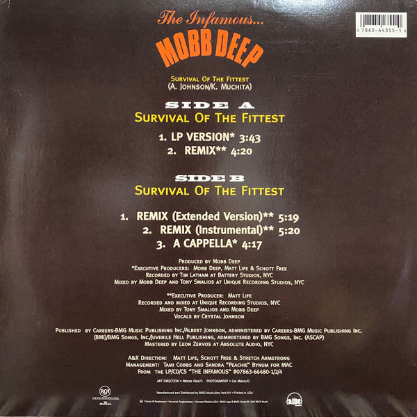 Mobb Deep ~ Survival Of The Fittest (Vinyl) - Djungel & Jazz