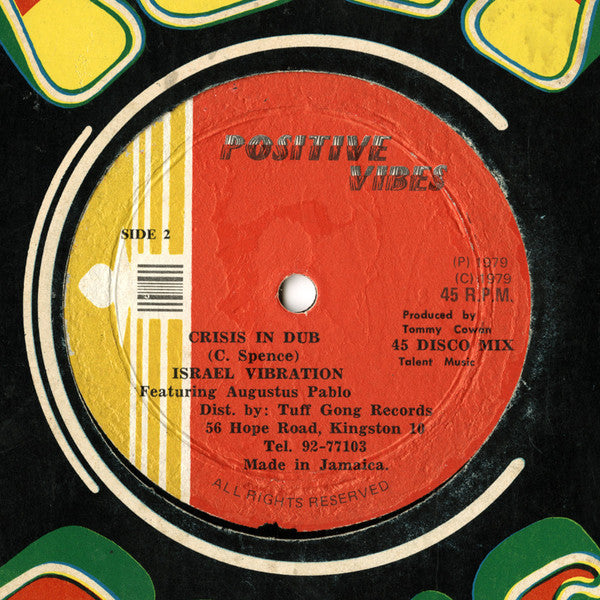 Israel Vibration : Crisis (12")