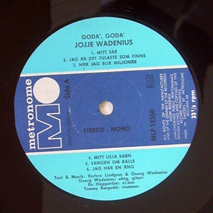 Jojje Wadenius ~ Goda' Goda' (Vinyl) - Djungel & Jazz