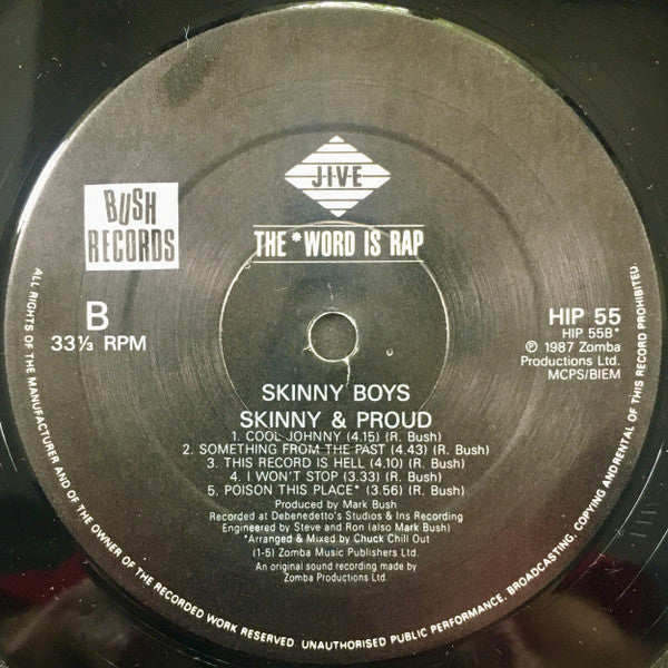 Skinny Boys ~ Skinny & Proud (Vinyl) - Djungel & Jazz