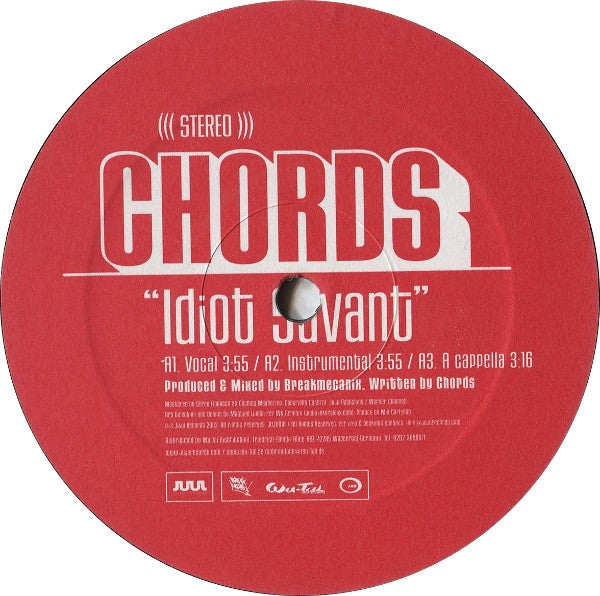 Chords ~ Supermarket Sweep / Idiot Savant (Vinyl) - Djungel & Jazz