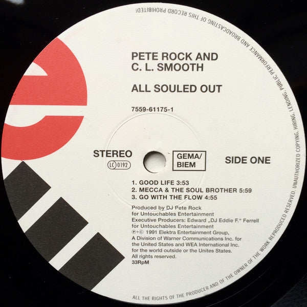 Pete Rock & C.L. Smooth ~ All Souled Out (Vinyl) - Djungel & Jazz