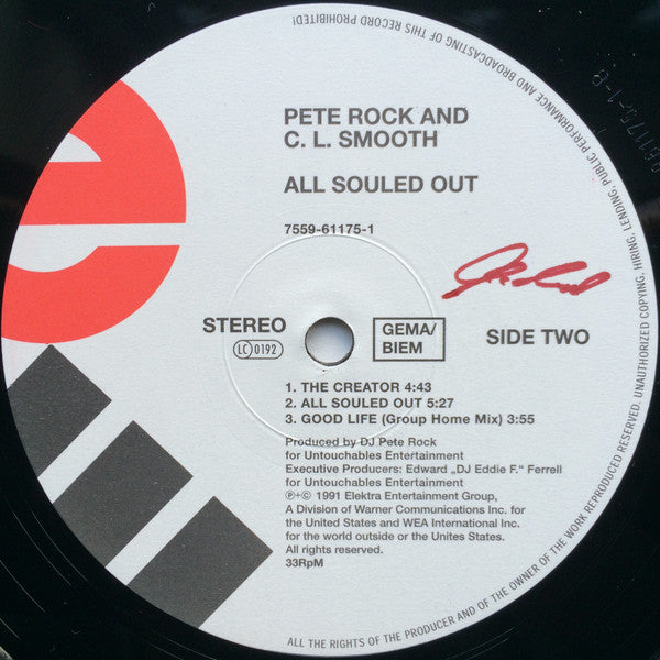 Pete Rock & C.L. Smooth ~ All Souled Out (Vinyl) - Djungel & Jazz