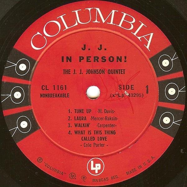 The J.J. Johnson Quintet ~ J. J. In Person! (Vinyl) - Djungel & Jazz