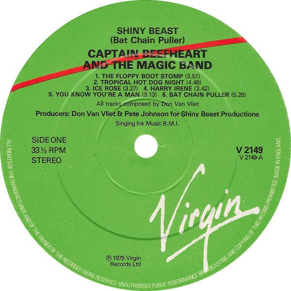 Captain Beefheart And The Magic Band ~ Shiny Beast (Bat Chain Puller) (Vinyl) - Djungel & Jazz