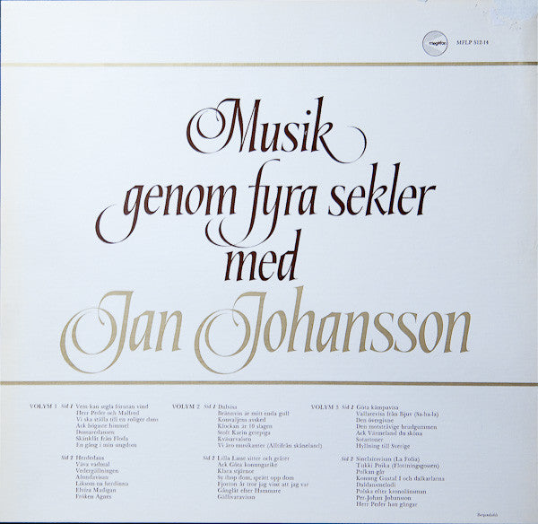 Jan Johansson ~ Musik Genom Fyra Sekler (Vinyl) - Djungel & Jazz