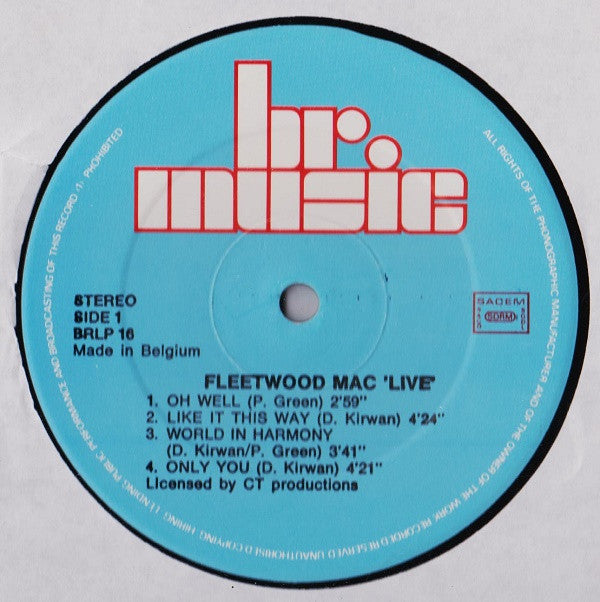 Fleetwood Mac : Live (LP, Album)